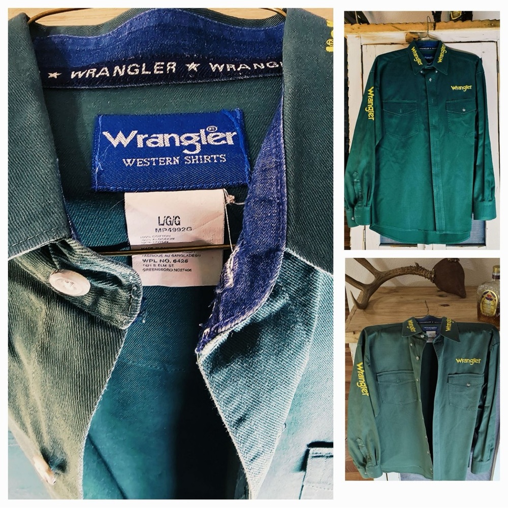 Men's Wrangler Western Rodeo Cowboy Shirt